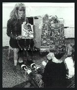 Alison Jackson on a library visit